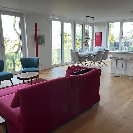 شقة Luxuswohnung In Mit Fantastischem Blick كارلسروه