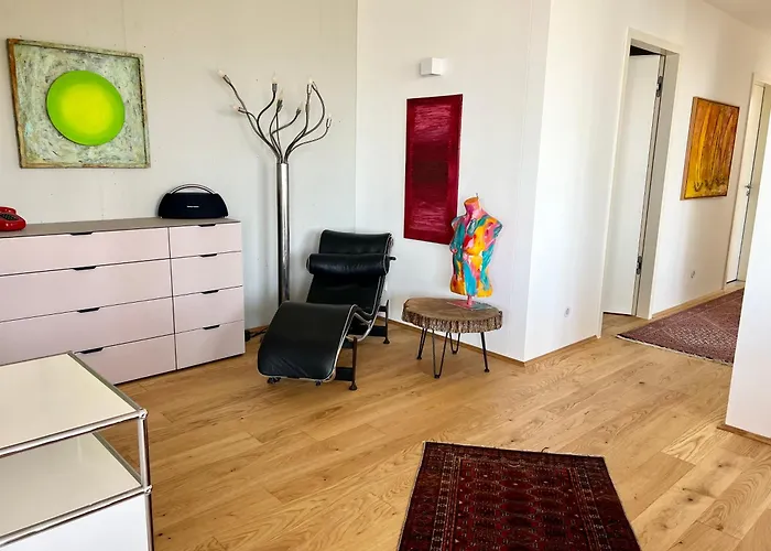 דירה Luxuswohnung In Mit Fantastischem Blick קרלסרוהה